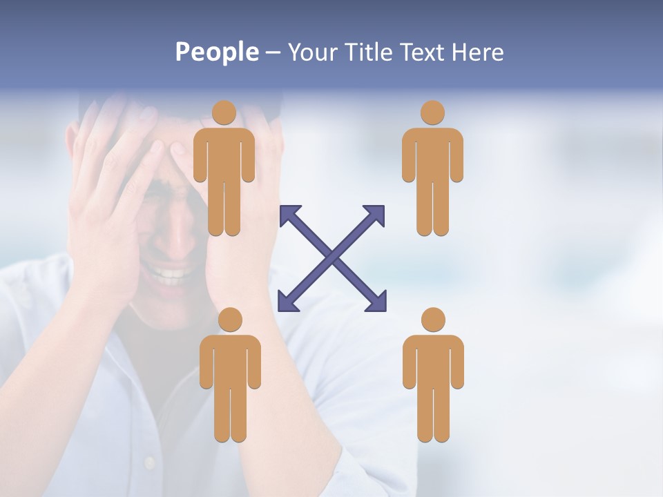 Hispanic Businessman Annoyed PowerPoint Template