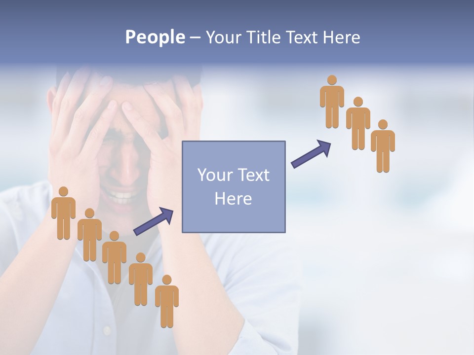 Hispanic Businessman Annoyed PowerPoint Template