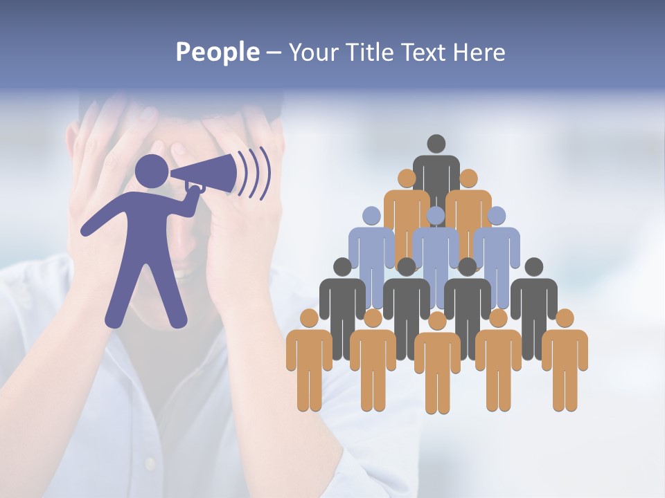 Hispanic Businessman Annoyed PowerPoint Template