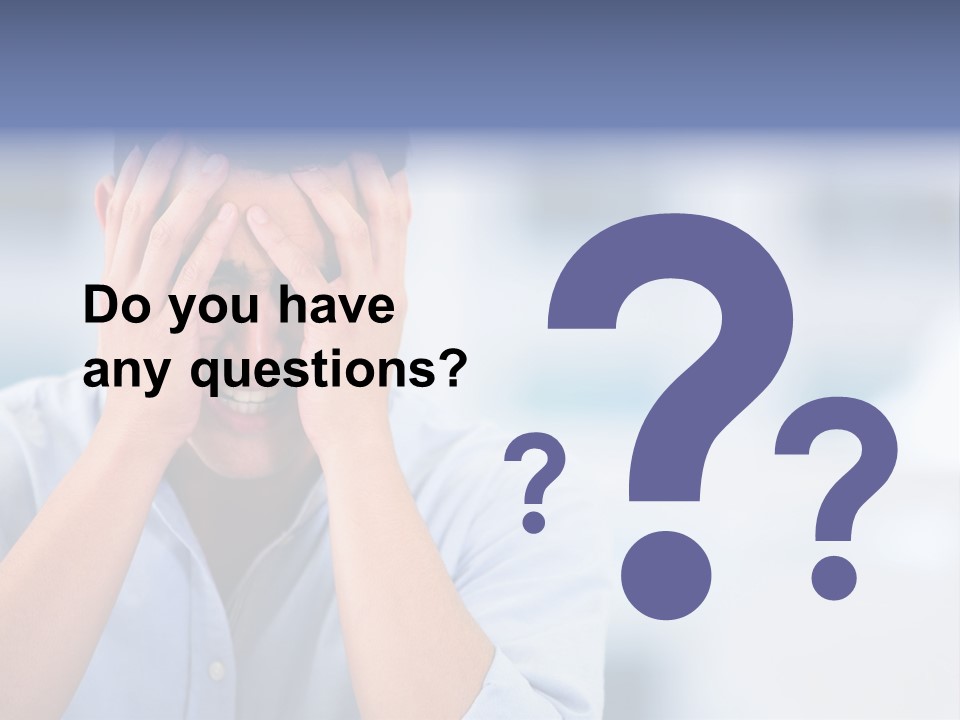 Hispanic Businessman Annoyed PowerPoint Template