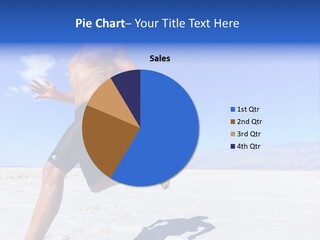 A Man Running In The Desert With No Shirt On PowerPoint Template