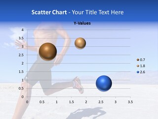 A Man Running In The Desert With No Shirt On PowerPoint Template