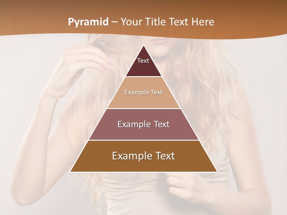 Coiffure Female Emotion PowerPoint Template