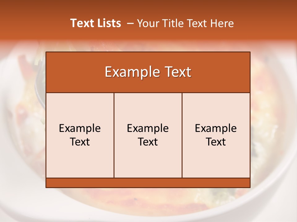 Cheese Meal Tasty PowerPoint Template