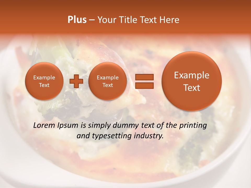 Cheese Meal Tasty PowerPoint Template