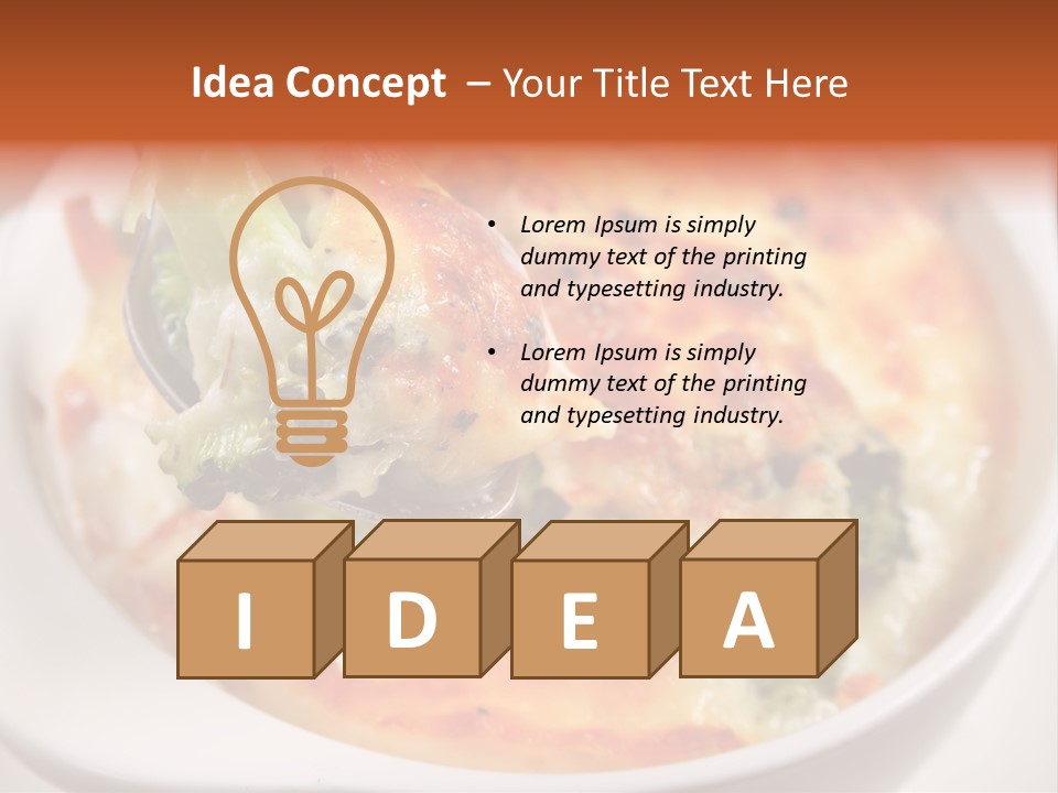 Cheese Meal Tasty PowerPoint Template