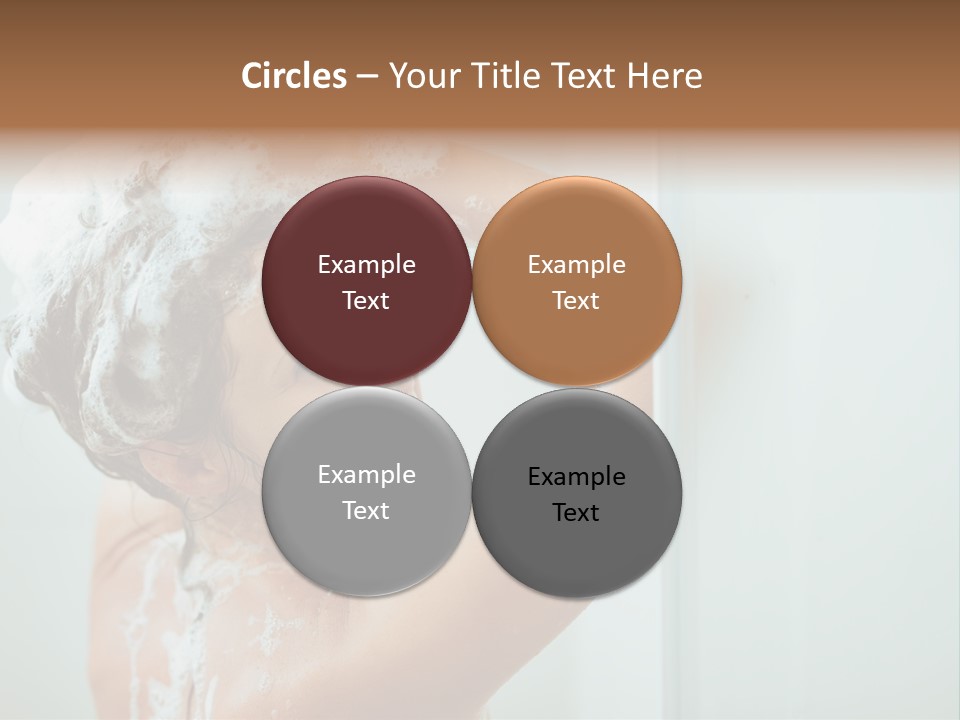 Copy Space Showering Smile PowerPoint Template