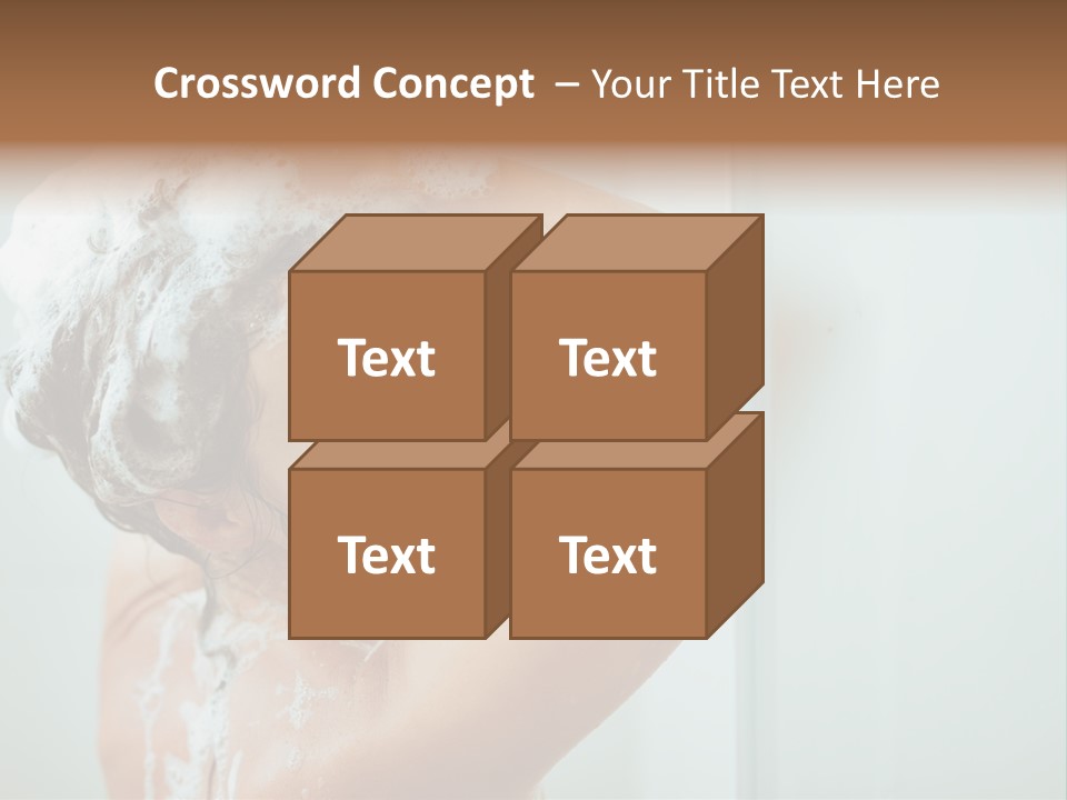 Copy Space Showering Smile PowerPoint Template