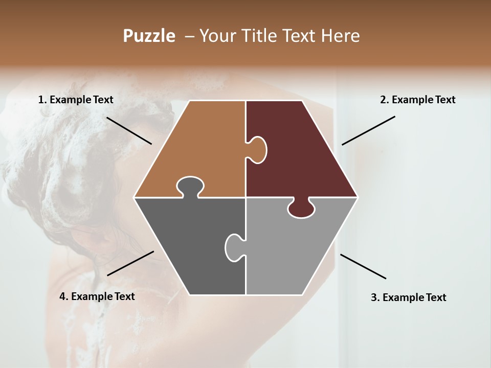 Copy Space Showering Smile PowerPoint Template