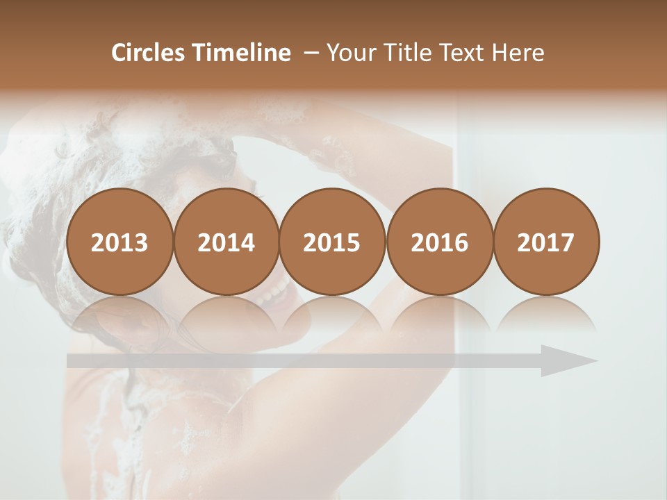 Copy Space Showering Smile PowerPoint Template