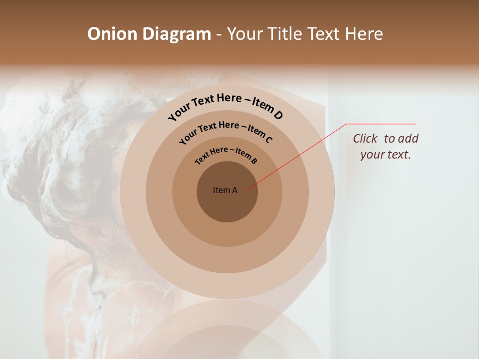 Copy Space Showering Smile PowerPoint Template