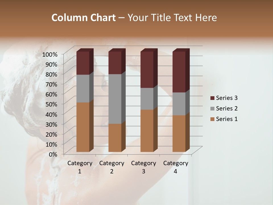 Copy Space Showering Smile PowerPoint Template
