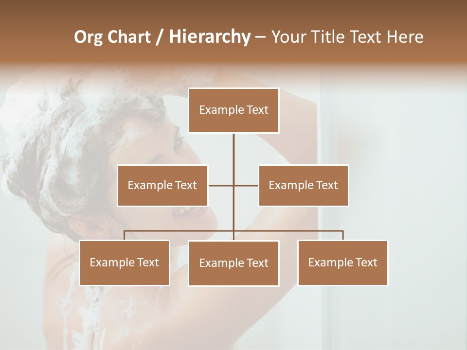 Copy Space Showering Smile PowerPoint Template