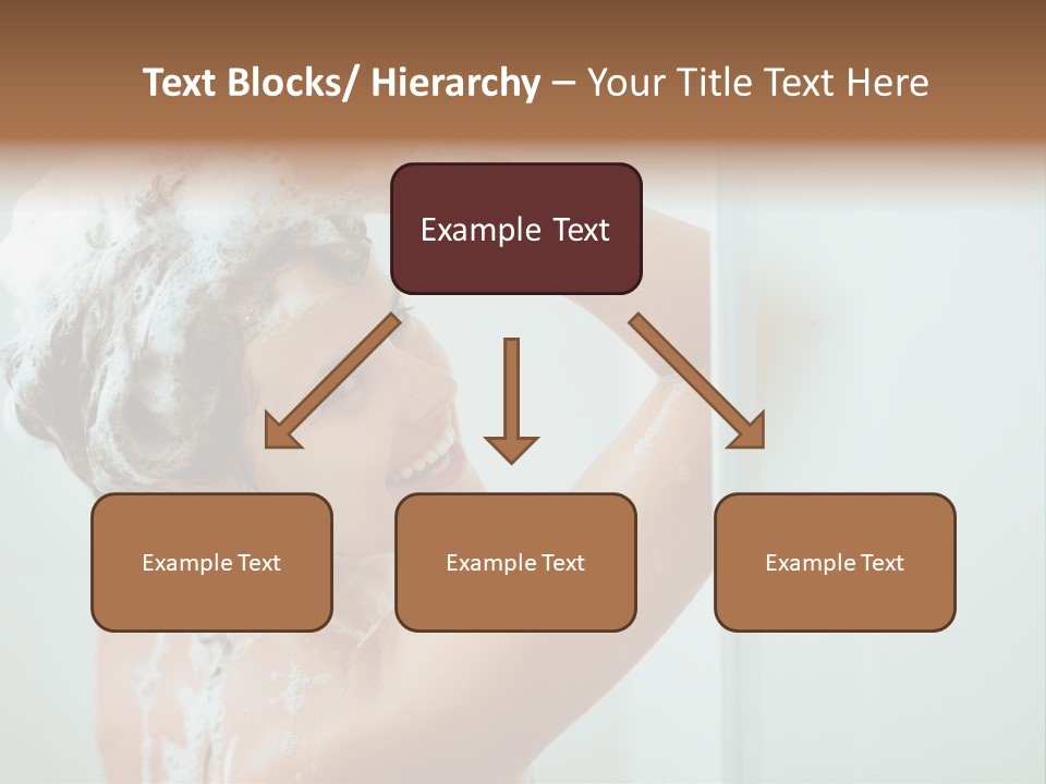 Copy Space Showering Smile PowerPoint Template