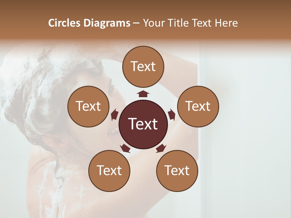 Copy Space Showering Smile PowerPoint Template