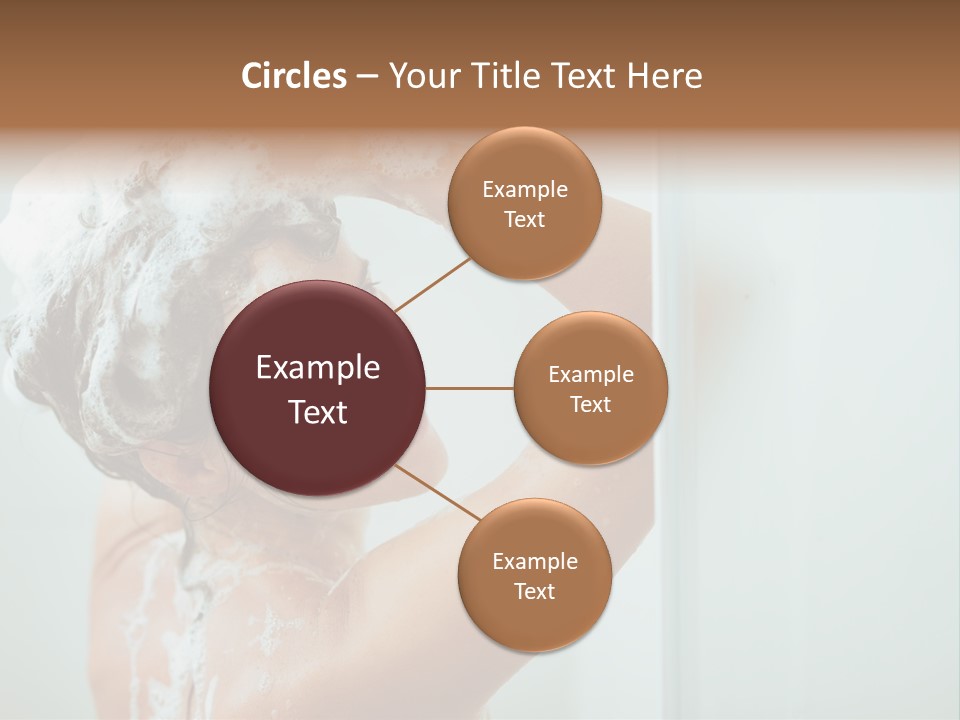 Copy Space Showering Smile PowerPoint Template