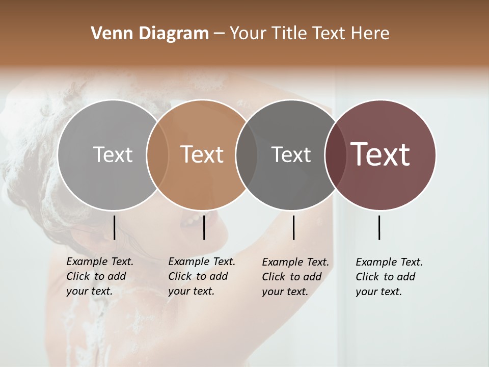 Copy Space Showering Smile PowerPoint Template