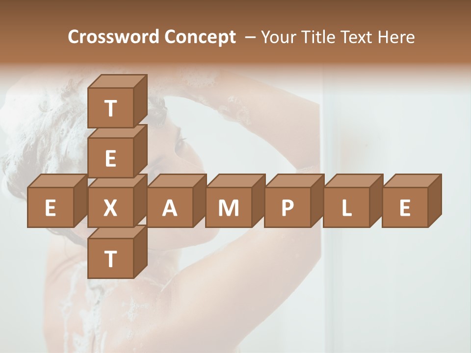 Copy Space Showering Smile PowerPoint Template