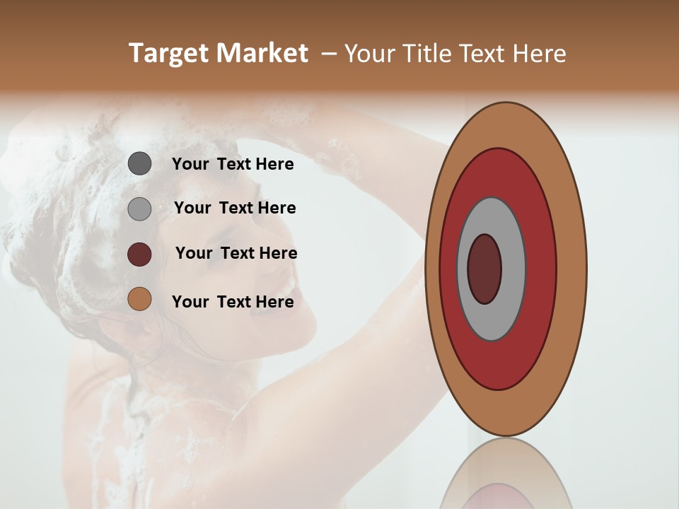 Copy Space Showering Smile PowerPoint Template