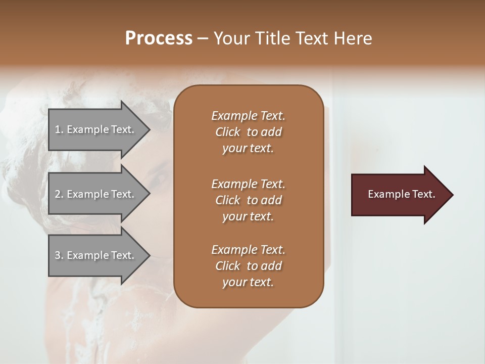 Copy Space Showering Smile PowerPoint Template