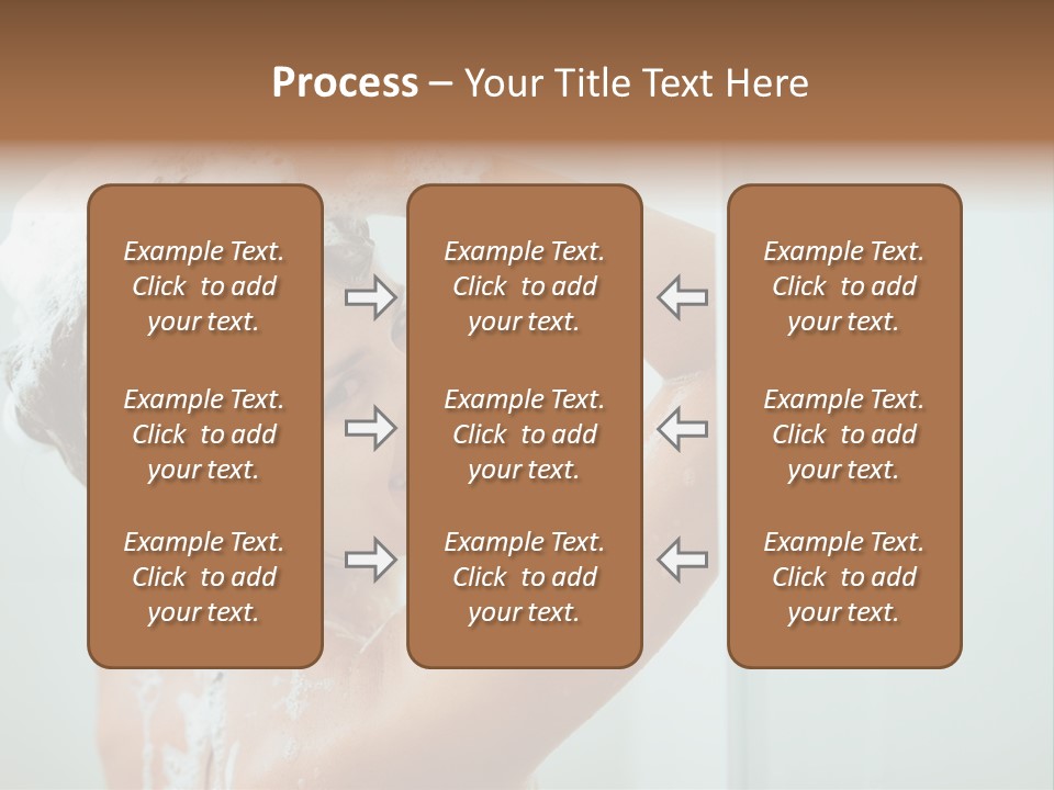 Copy Space Showering Smile PowerPoint Template