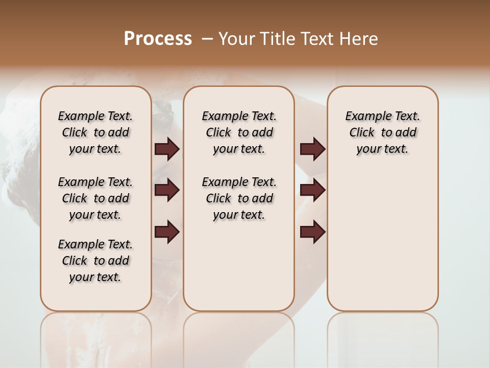 Copy Space Showering Smile PowerPoint Template