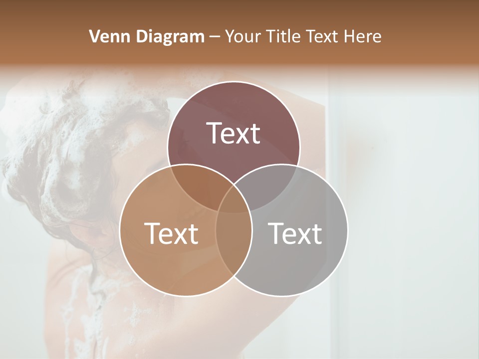 Copy Space Showering Smile PowerPoint Template