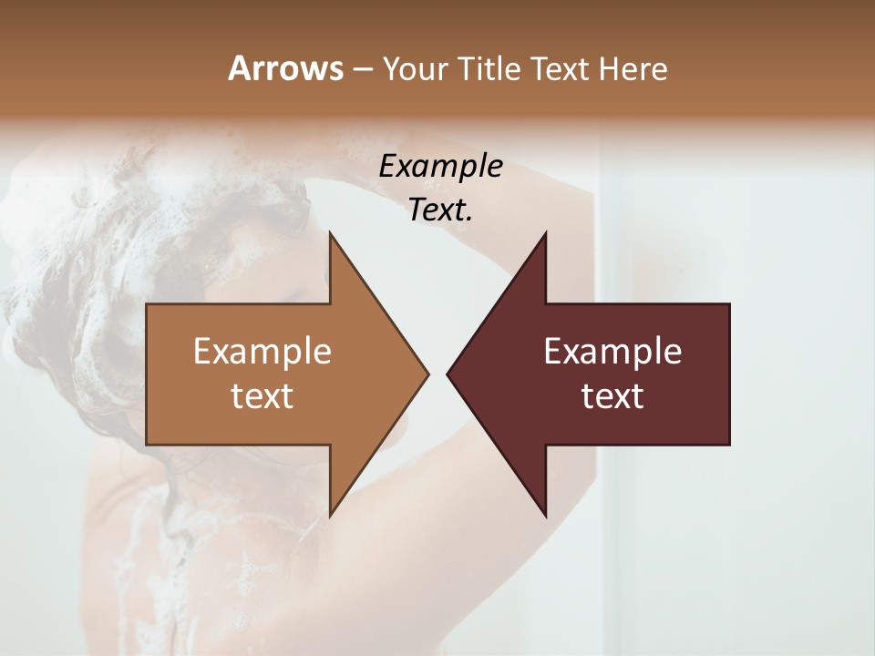 Copy Space Showering Smile PowerPoint Template