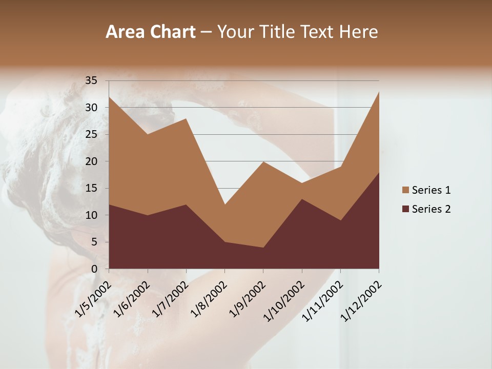 Copy Space Showering Smile PowerPoint Template