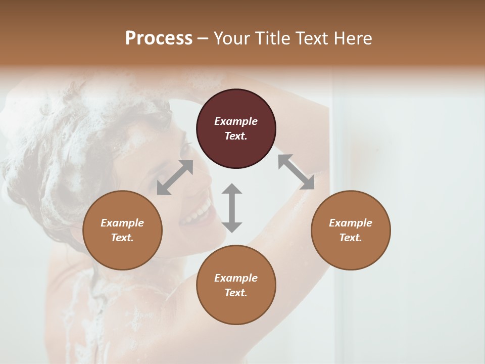 Copy Space Showering Smile PowerPoint Template