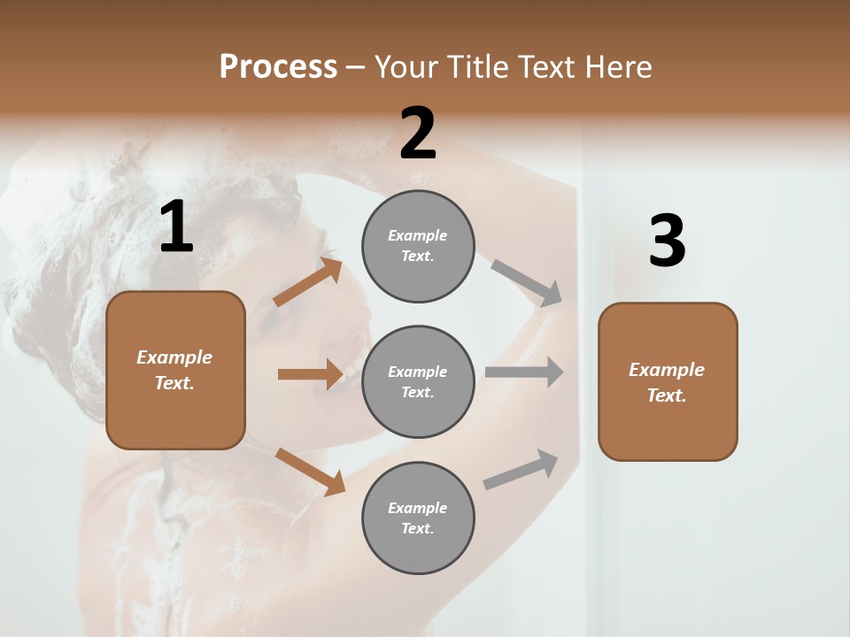 Copy Space Showering Smile PowerPoint Template