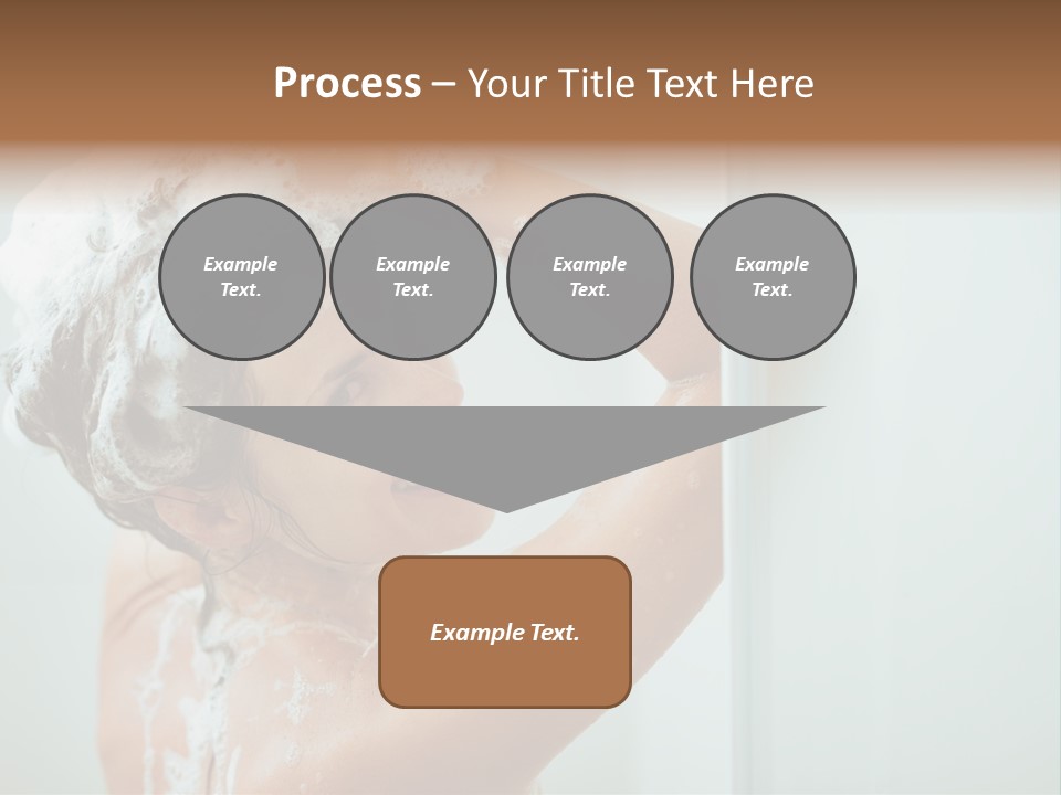 Copy Space Showering Smile PowerPoint Template