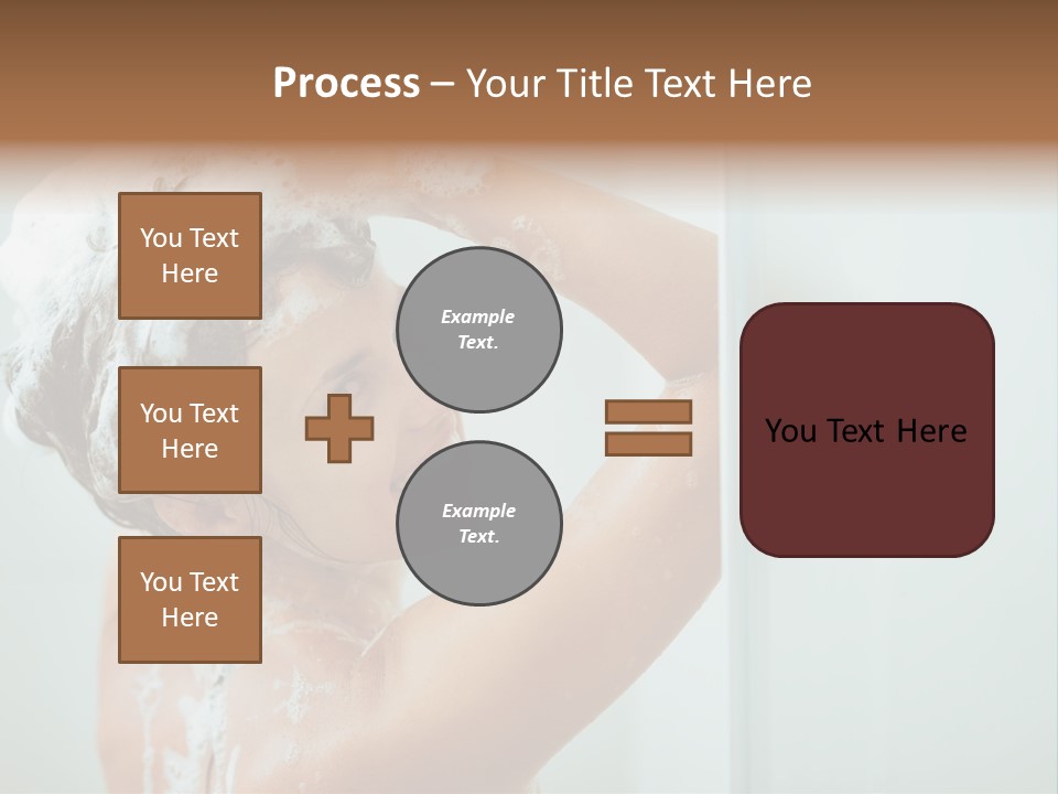 Copy Space Showering Smile PowerPoint Template