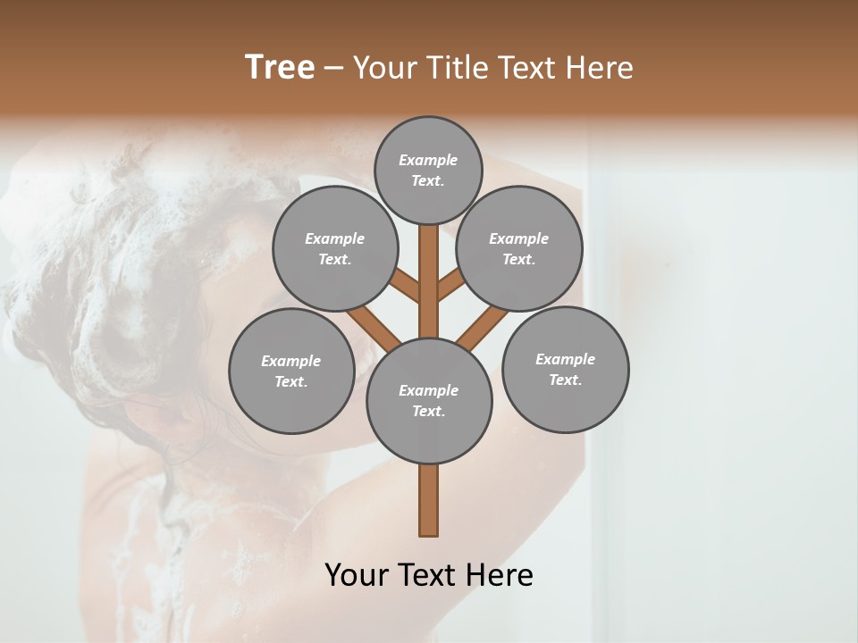 Copy Space Showering Smile PowerPoint Template