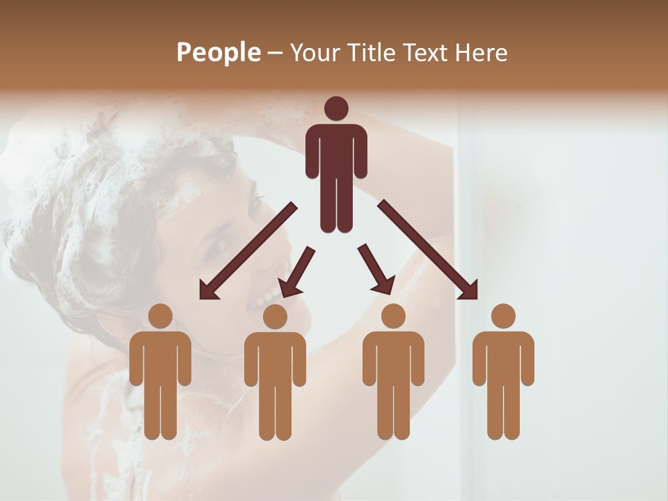 Copy Space Showering Smile PowerPoint Template