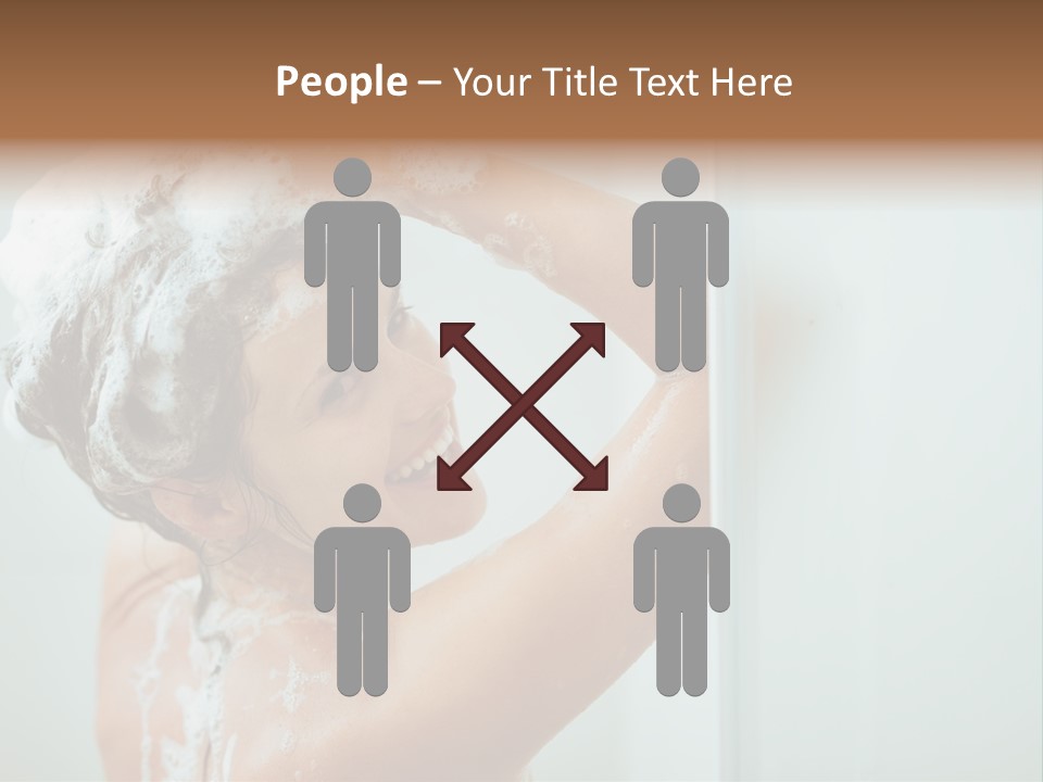 Copy Space Showering Smile PowerPoint Template