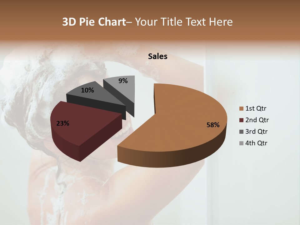 Copy Space Showering Smile PowerPoint Template
