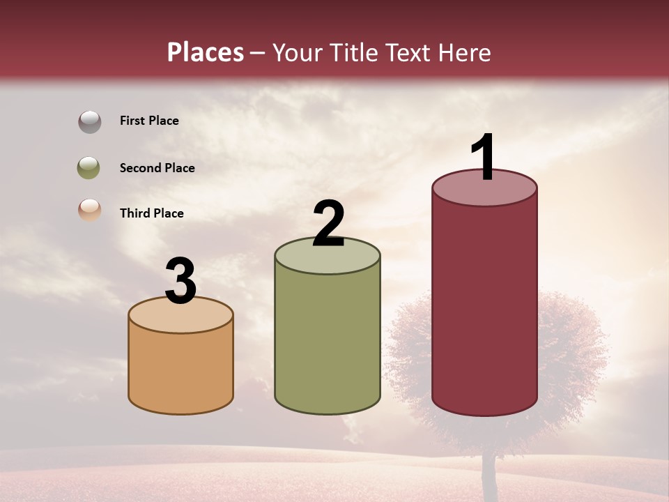 Horizon Symbol Grass PowerPoint Template