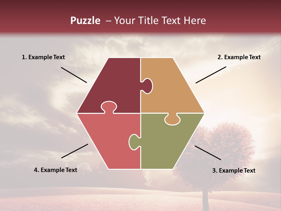 Horizon Symbol Grass PowerPoint Template