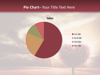 Horizon Symbol Grass PowerPoint Template