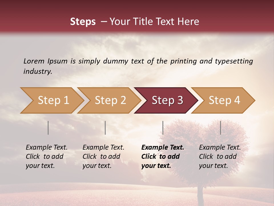 Horizon Symbol Grass PowerPoint Template