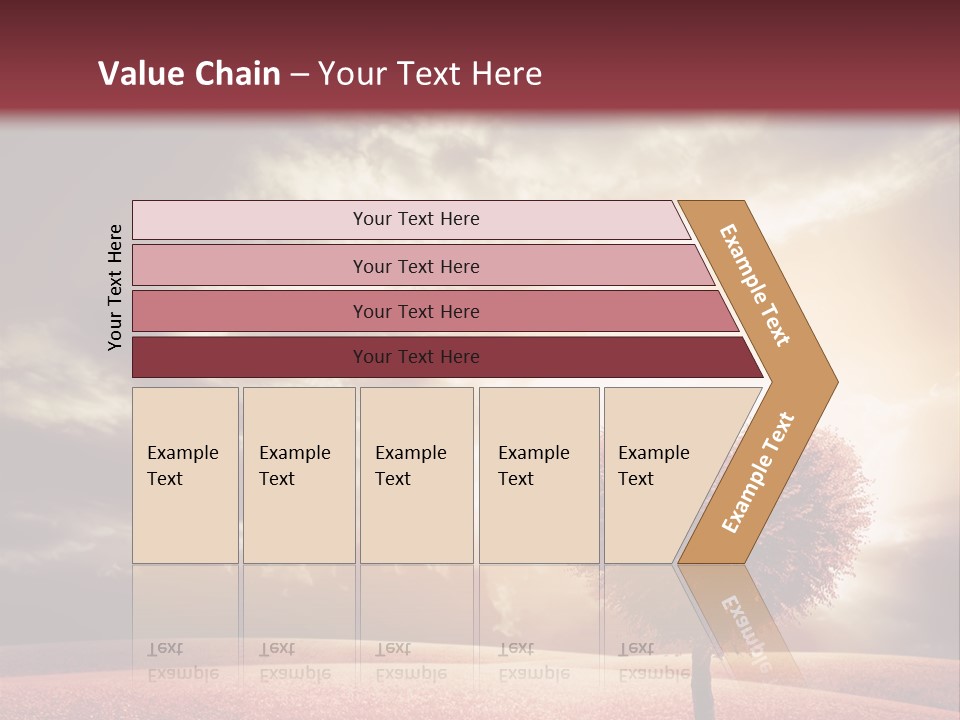 Horizon Symbol Grass PowerPoint Template