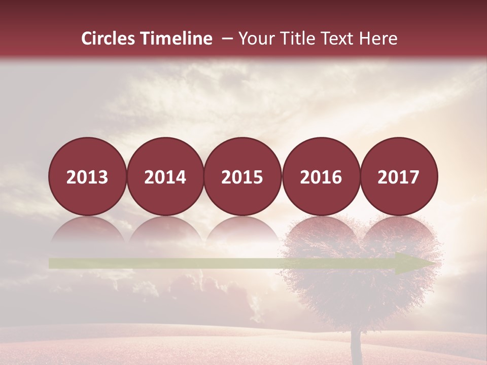 Horizon Symbol Grass PowerPoint Template