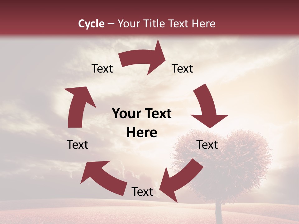 Horizon Symbol Grass PowerPoint Template