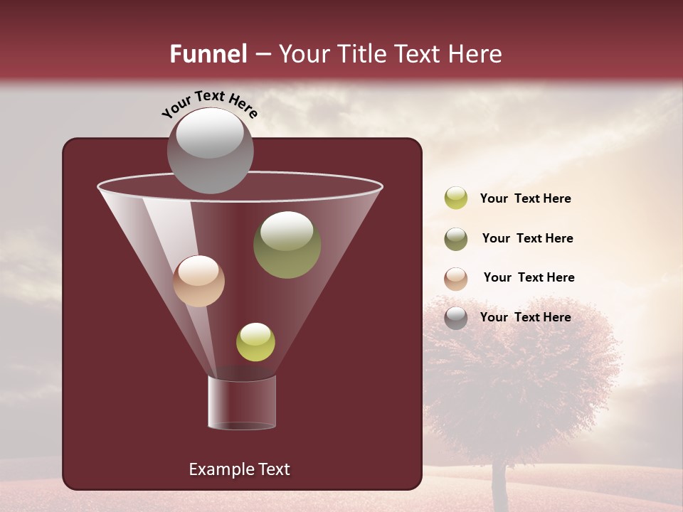 Horizon Symbol Grass PowerPoint Template