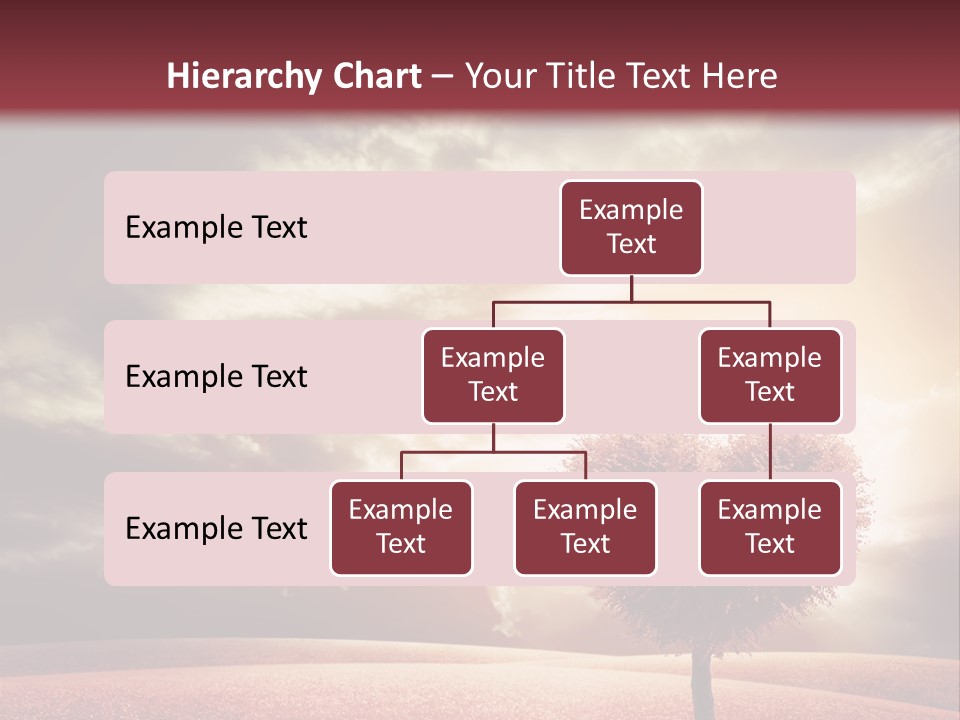 Horizon Symbol Grass PowerPoint Template