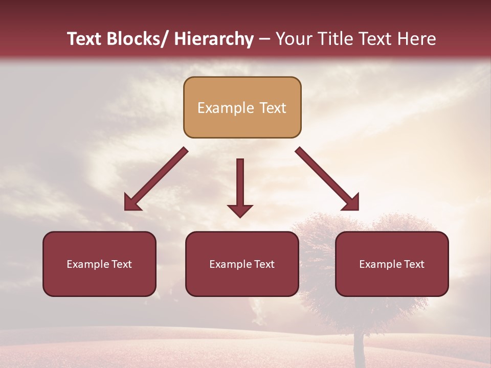Horizon Symbol Grass PowerPoint Template