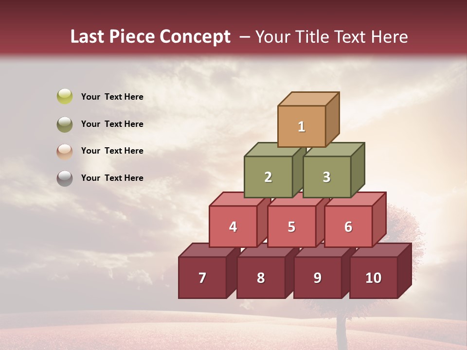 Horizon Symbol Grass PowerPoint Template