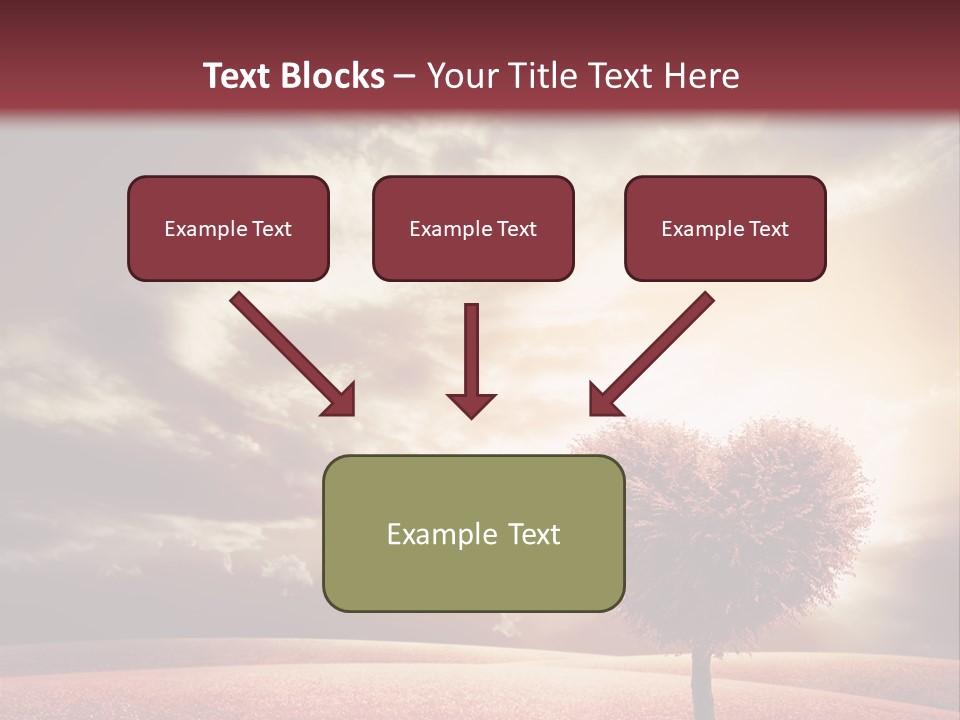 Horizon Symbol Grass PowerPoint Template