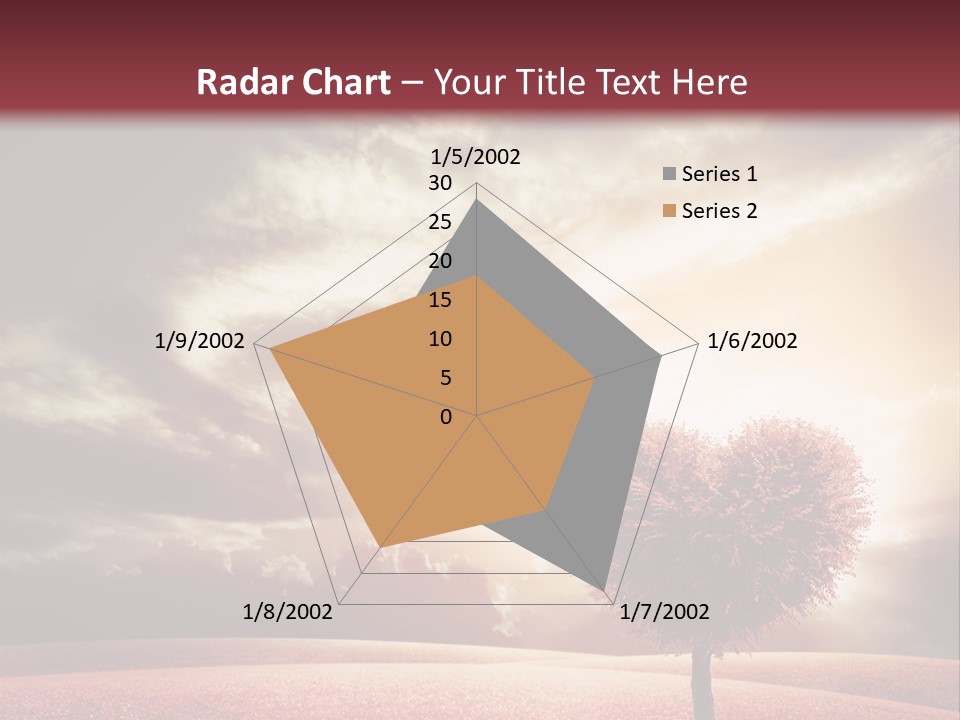 Horizon Symbol Grass PowerPoint Template